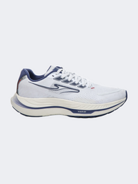 Erke Men Running Shoes White/Dark Blue