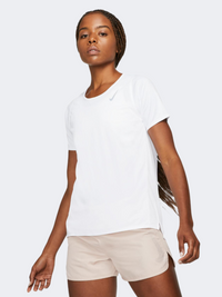 Nike Df Race Women Running T-Shirt White