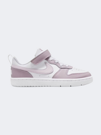 Nike Court Borough Low Recraft Ps-Girls Lifestyle Shoes White/ Purple