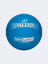 Spalding Highlight Outdoor Size 7 Unisex Basketball Ball Rush Blue