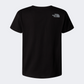 The North Face Reflective Logo Relaxed Girls Lifestyle T-Shirt Black
