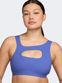 Nike Women Zenvy Light-Support Lightly Lined Sports Bra Sapphire/White