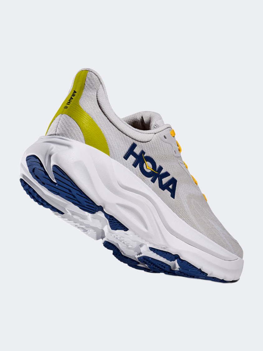 Hoka Arahi 8 Men Running Shoes Stardust/Grey