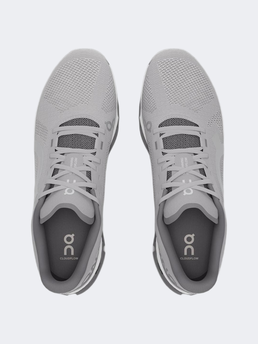 On Cloudflow 5 Men Running Shoes Alloy/Rock