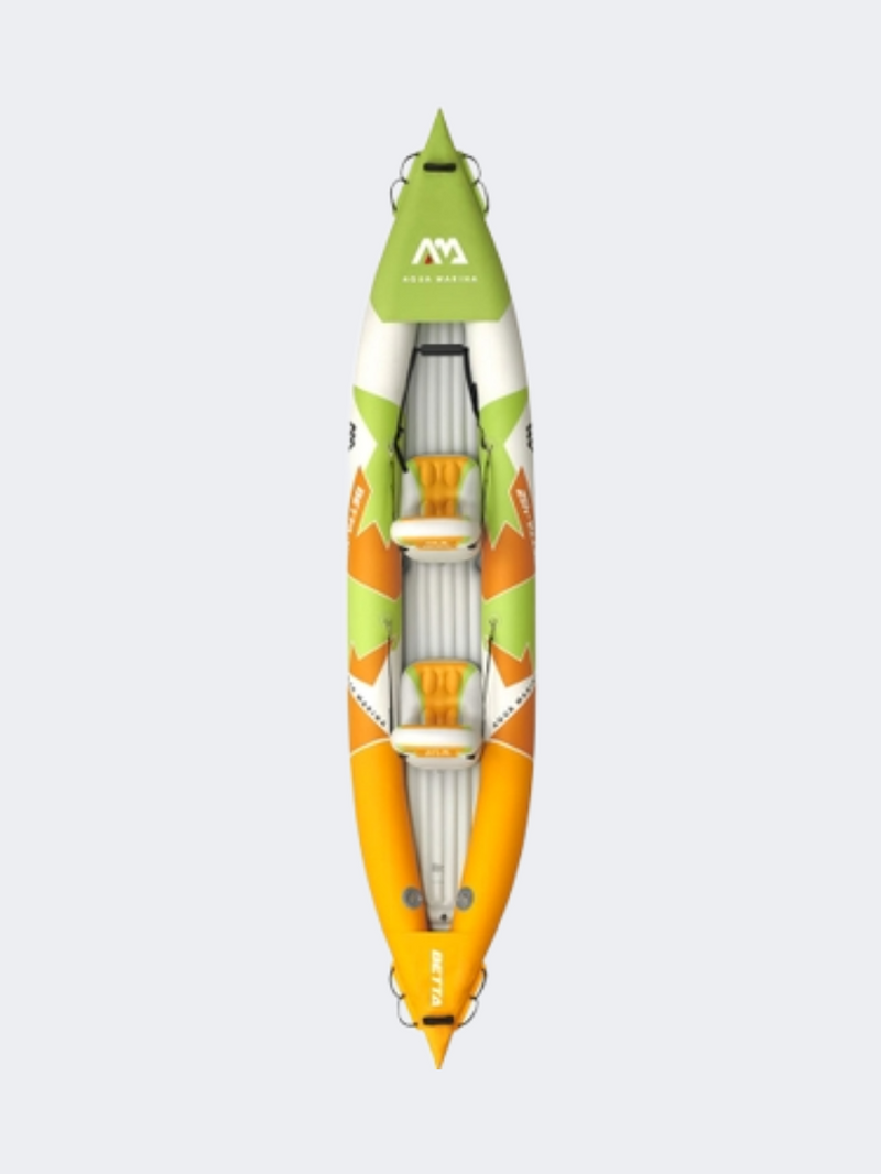 MSPA Betta Leisure 2 Person Inflatable Kayak Beach Surfboard White/Green