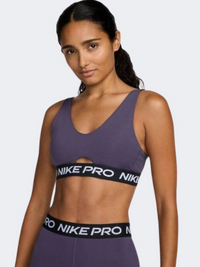 Nike Pro Indy Plunge Women Training Bra Dark Raisin