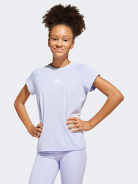 Adidas All Sports Nxt Kids-Girls Sportswear T-Shirt Violet