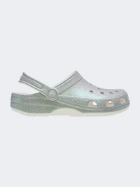 Crocs Classic Iridescent Glitter Unisex Lifestyle Clog White
