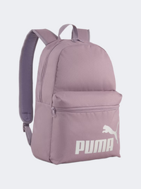 Puma Phase Unisex Lifestyle Backpack One Compartment Plum Jam/Silver