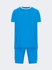 Top Ten Trendy Kids-Boys Lifestyle Set Short+T-Shirt Royal Blue/White
