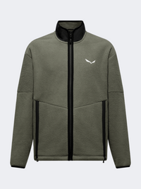 Salewa Fanes Full Zip Men Hiking Jacket Faded Green