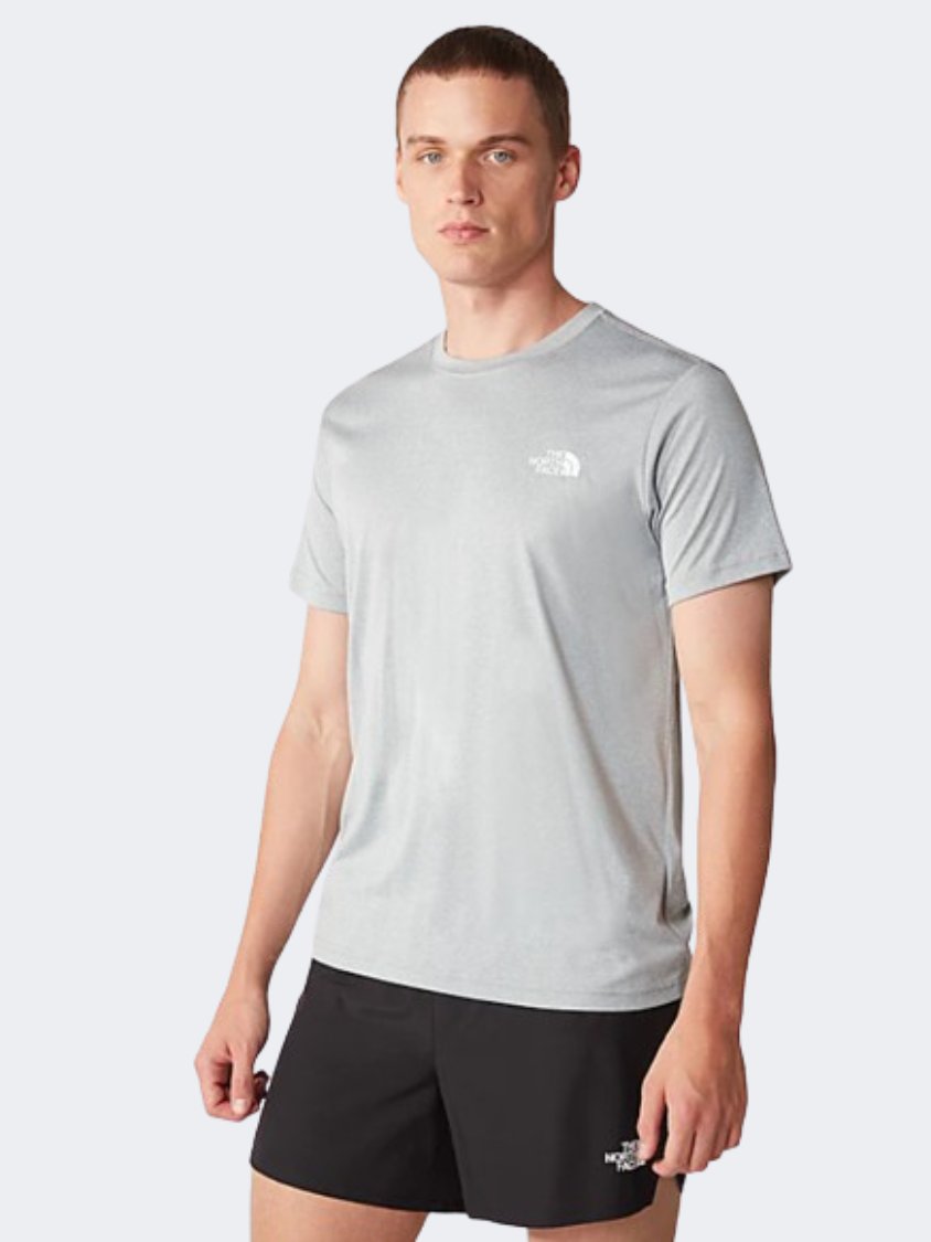 The North Face Reaxion Redbox Men Hiking T-Shirt Mid Grey Heather
