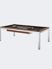 Fas Cube Billiard Pool Table Brown/Black