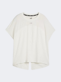 Puma Cloudspun Mix Women Training T-Shirt Vapor Grey