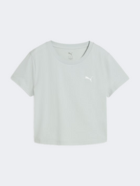 Puma Wardrobe Ess Baby Women Lifestyle T-Shirt Créme De Mint