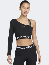 Nike Pro Shine Women Training T-Shirt Black/White