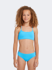 Oneill Essentials Bralette Girls Swim Bikini Set Daydream