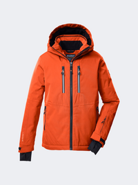 Killtec Ksw 191 Boys Skiing Jacket Dark Orange