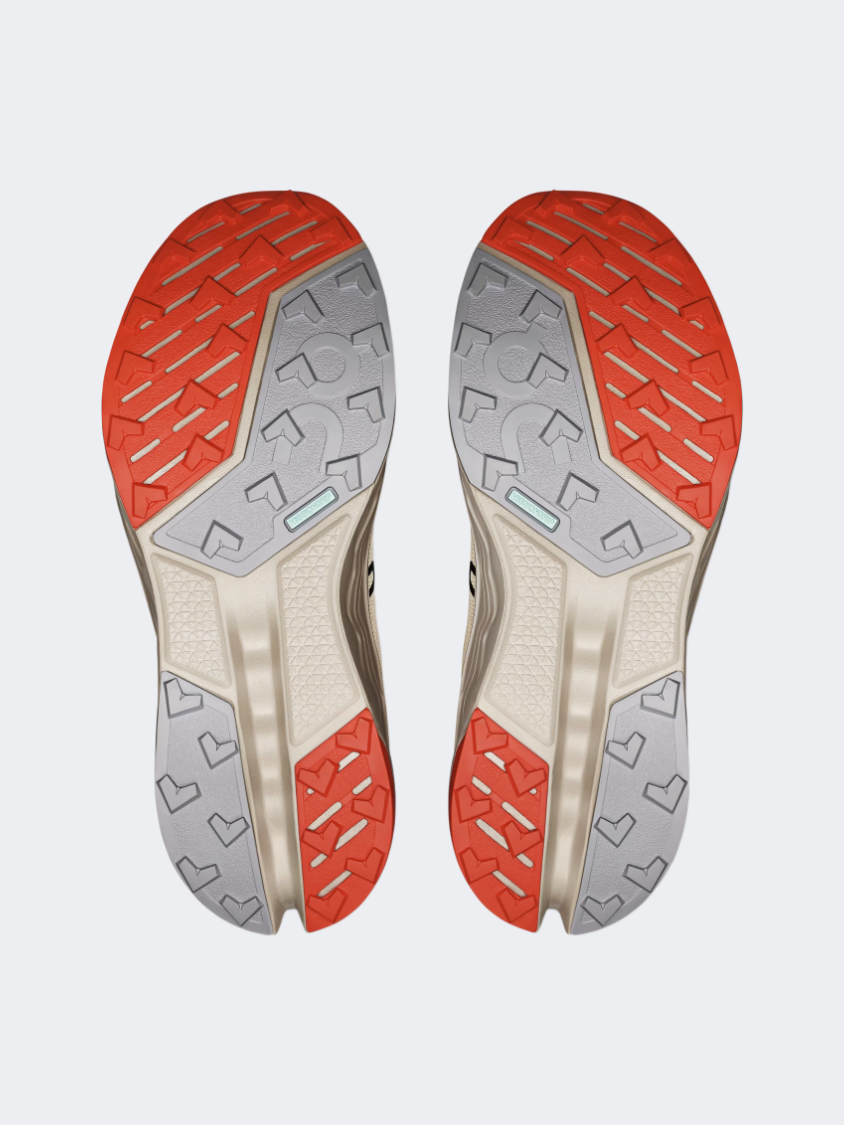 On Cloudsurfer Trail 2 Wp Women Trail Running Shoes Ivory/Salmon