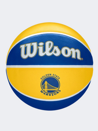 Wilson Nba Team Tribute Golden State Warriors Unisex Basketball Ball Blue/Yellow