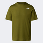 The North Face Foundation Mountains Faces Men Lifestyle T-Shirt Olive