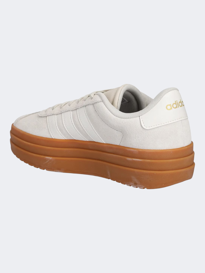 Adidas Vl Court Bold Women Sportswear Shoes Aluminum/White