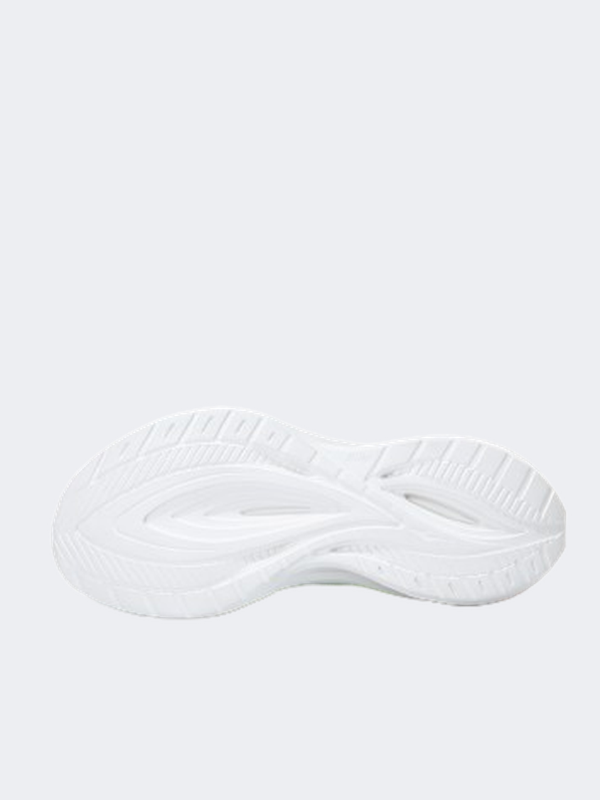 Erke Cushioning Women Running Shoes White Green
