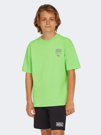 Oneill Back Print Boys Lifestyle T-Shirt Green