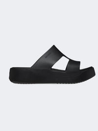 Crocs Getaway Platform H Strap Women Lifestyle Slide Black