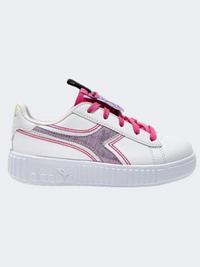 Diadora Game Step Lola Ps-Girls Lifestyle Shoes White/Violet Iris