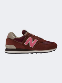 New Balance 574 Men Lifestyle Shoes Barrel Brown/Pink