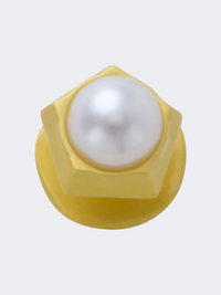 Crocs Gold Pentagon Pearl Unisex Lifestyle Pins