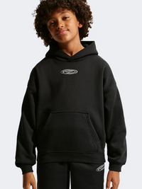 Nike Sportswear Club Fleece Oversized Boys Lifestyle Hoody Black/White