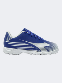 Diadora Pichichi 8 Tf Jr Gs-Boys Football Shoes Blue/Silver