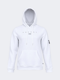 Oil & Gaz Brushed Unisex Lifestyle Printed Hoodie White