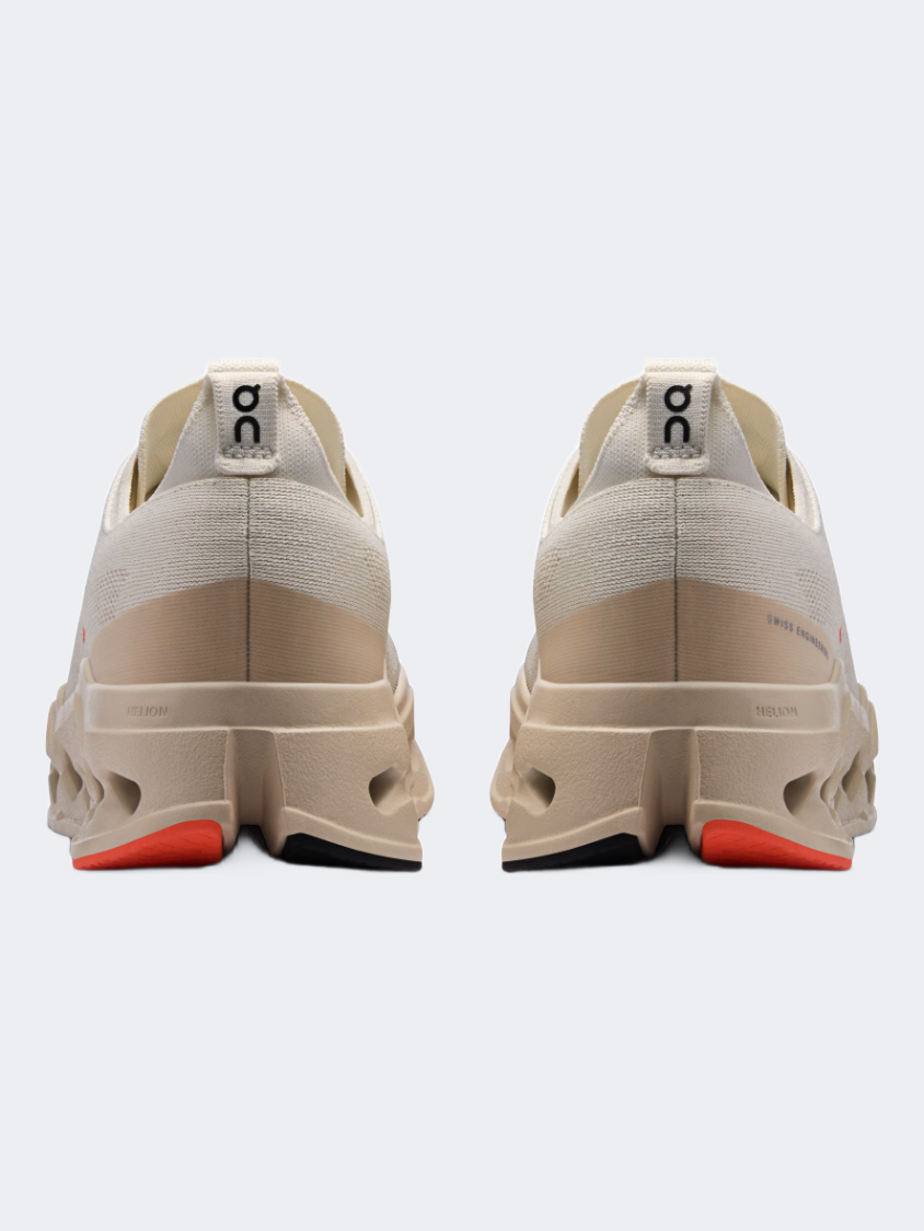 On Cloudsurfer Max Men Running Shoes Ivory/Salmon
