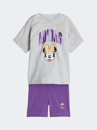 Adidas Disney Minnie Mouse Baby-Girls Sportswear Set Light Grey Heather