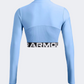 Under Armour Heatgear Rib 14 Women Training Long Sleeve Horizon Blue/White