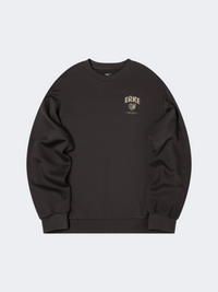 Erke Pullover Men Lifestyle Sweatshirt Dark Brown