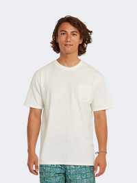 Oneill Slub Chest Pocket Men Lifestyle T-Shirt Snow White