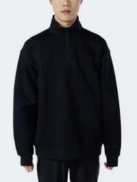 Anta Knit Coffee Yarn Men Training Long Sleeve Black