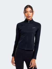 Nike Longsleeve Fitted Full Zip Women Training Jacket Black