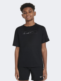 Nike Multi Tech Boys Training T-Shirt Black