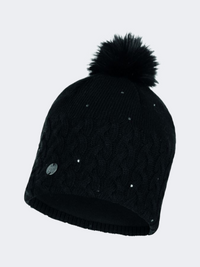 Buff Knitted & Polar Women Lifestyle Beanie Elie Black
