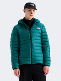 The North Face Classic Down Hooded Men Lifestyle Jacket Pacific Teal