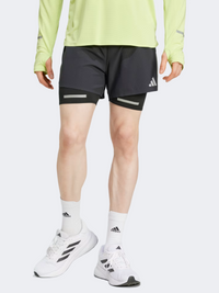 Adidas Ultimate Reflective 2-In-1 Men Running Short Black