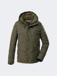 Killtec Gw 69 Quilted Men Skiing Jacket Dark Olive
