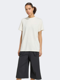 Adidas Food Loose Graphic Women Sportswear T-Shirt Off White