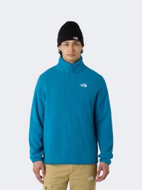 The North Face Glacier 1/4 Zip Men Hiking Fleece Dusk Blue