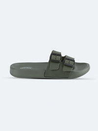 Top Ten Relaxed Men Beach Slide Olive